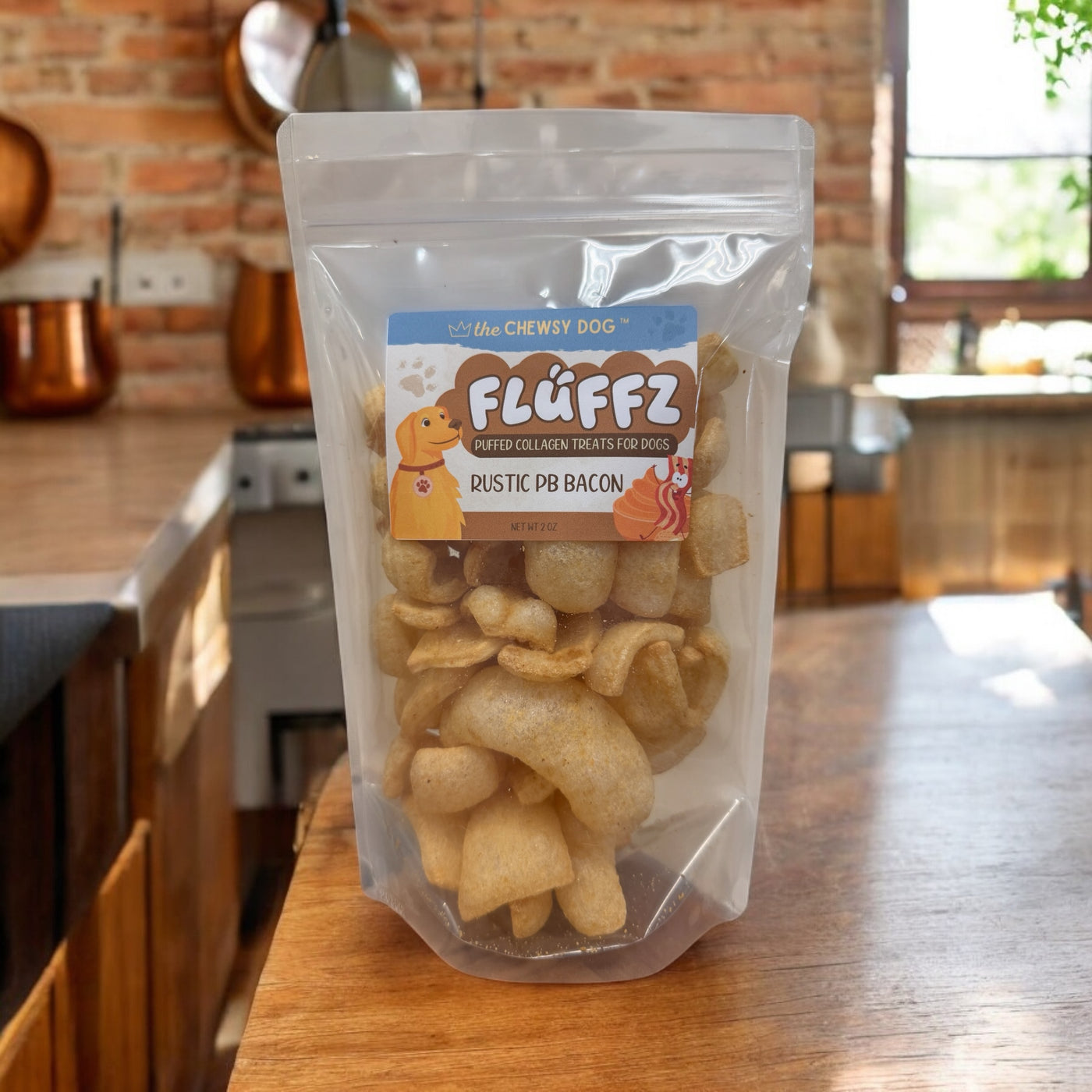 The Chewsy Dog Fluffz - Rustic PB Bacon