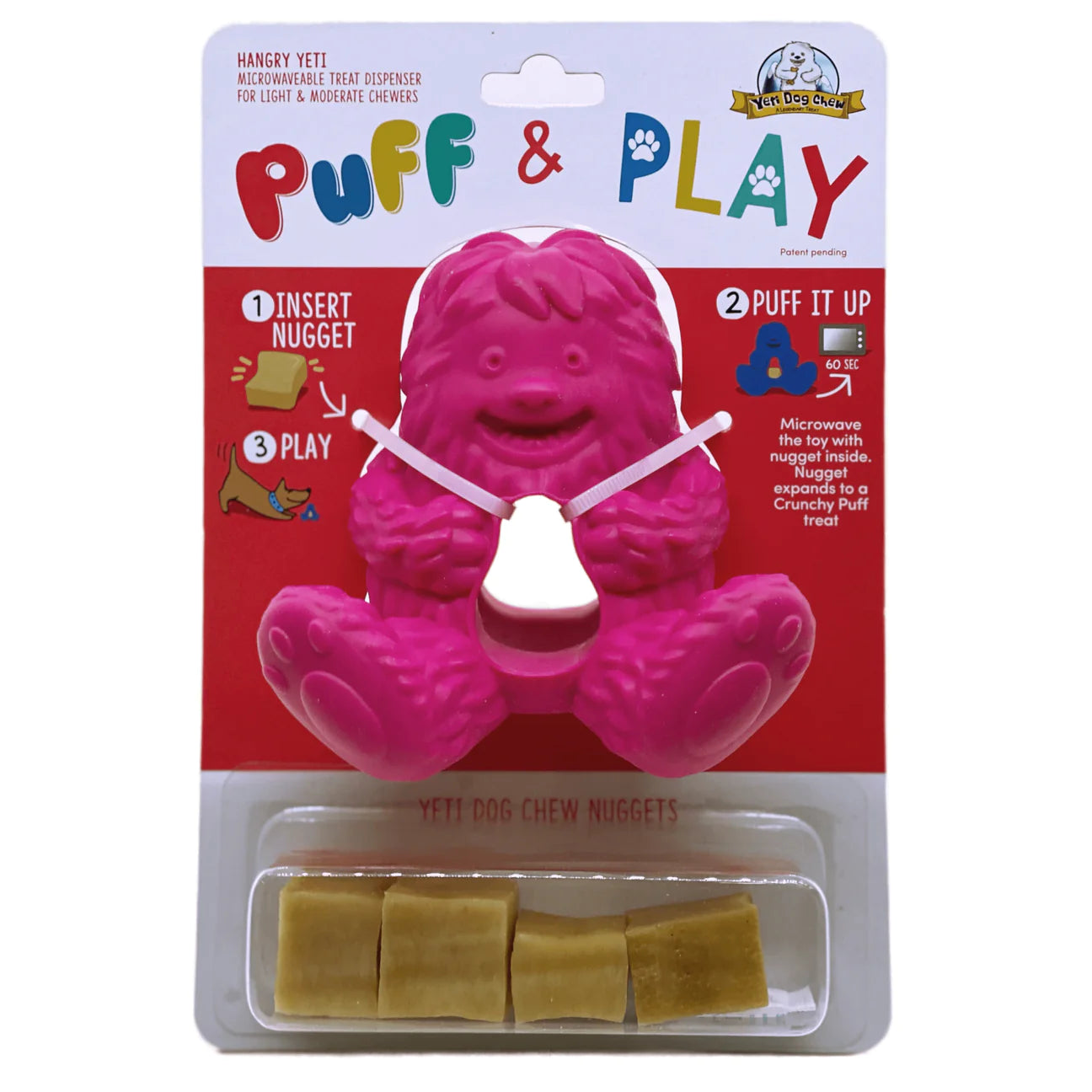 Yeti Puff & Play Dog Toy - Hangry Yeti