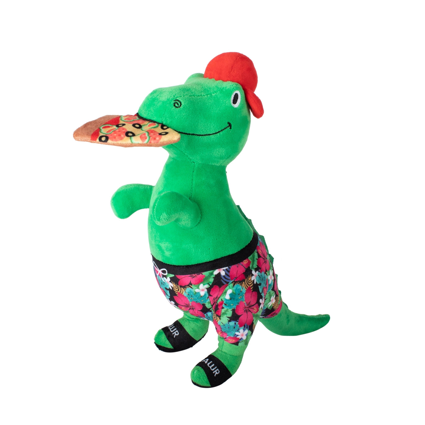 Fringe Plush Dog Toy - Pizzasaurus Rex