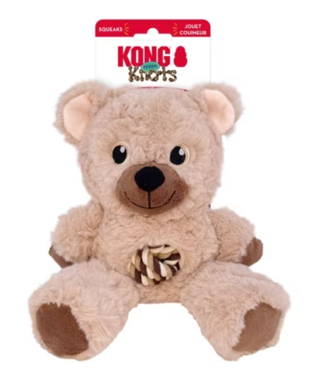 Kong Knots Dog Toy (Assorted) - Teddy