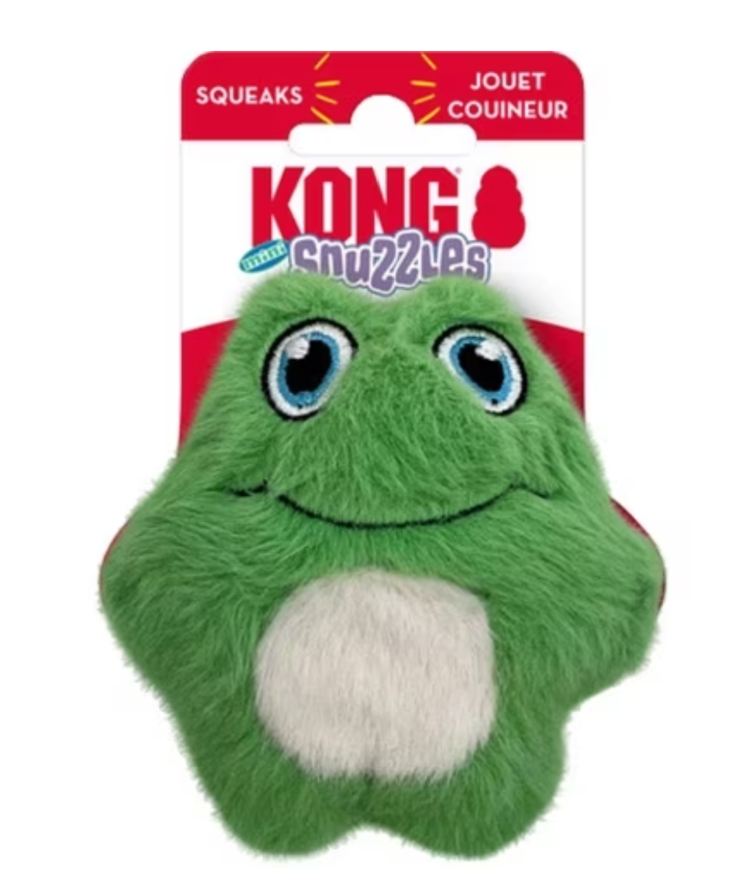 Kong Mini Snuzzles Dog Toy - Frog