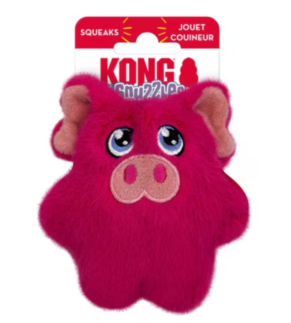 Kong Mini Snuzzles Dog Toy - Pig