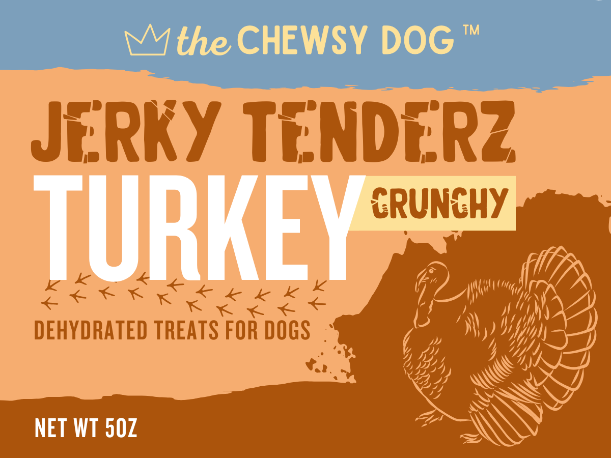 The Chewsy Dog Crunchy Jerky Tenderz - Turkey