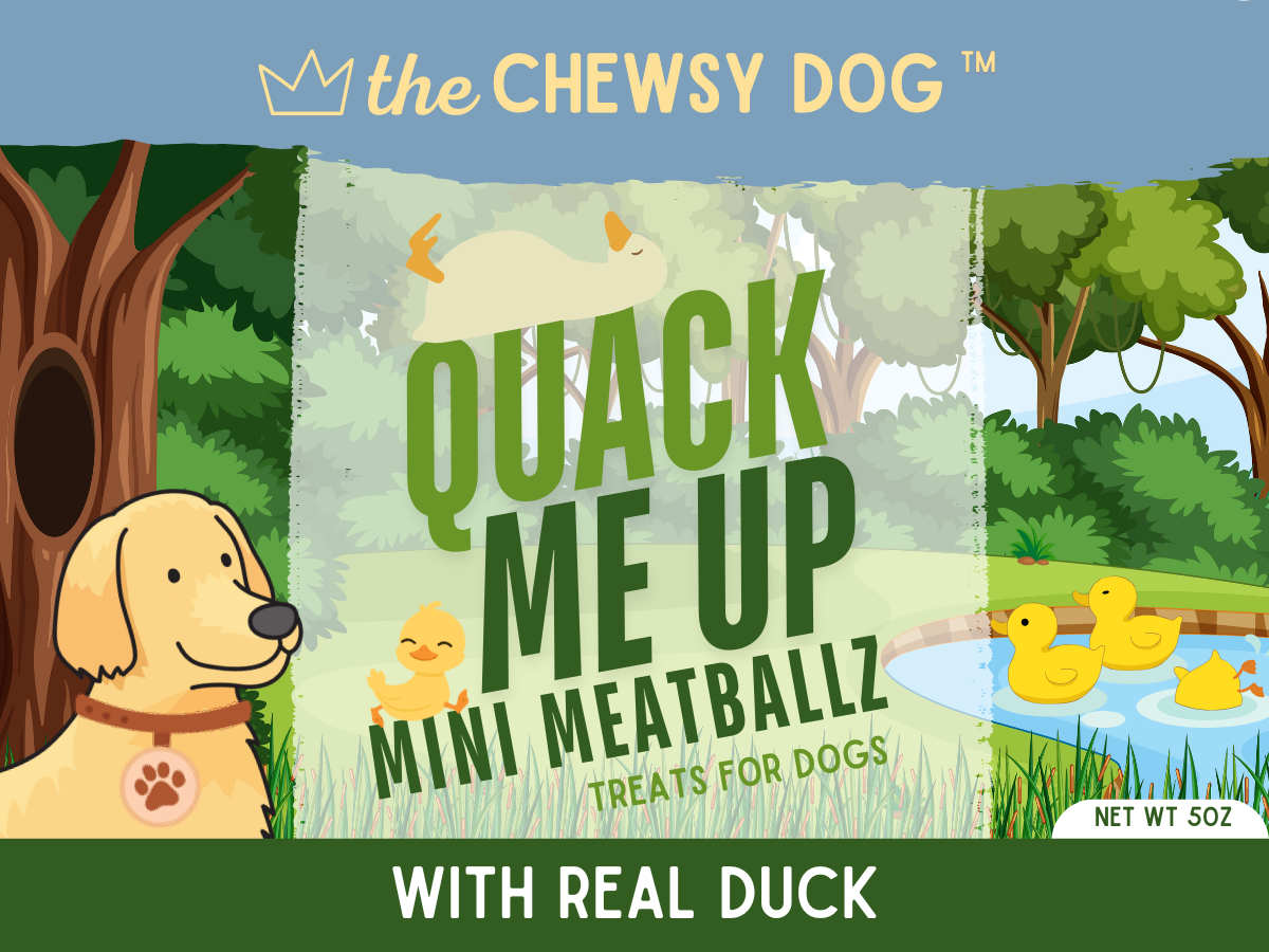 The Chewsy Dog Mini Meatballz Quack Me Up (Duck & Beef)