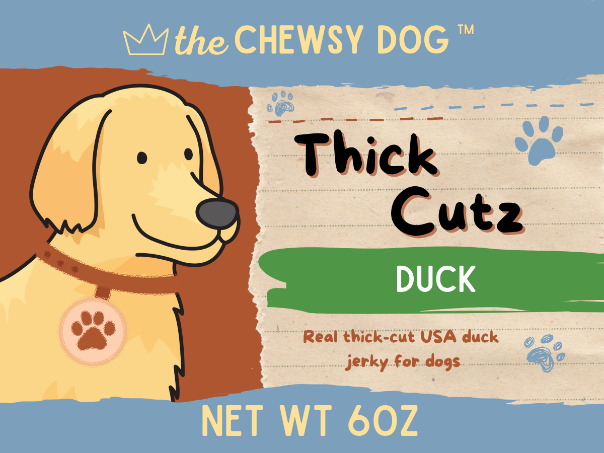 The Chewsy Dog Thick Cutz Jerky - Duck