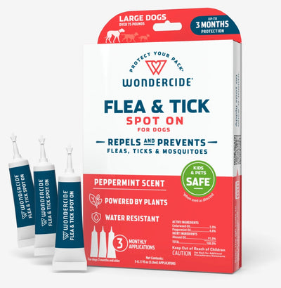 Wondercide Natural Flea/Tick Spot On for Dogs & Cats (3mo Supply) *