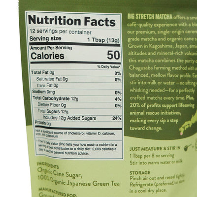 Grounds & Hounds Coffee Co. - Big Stretch™ Cafe Style Matcha