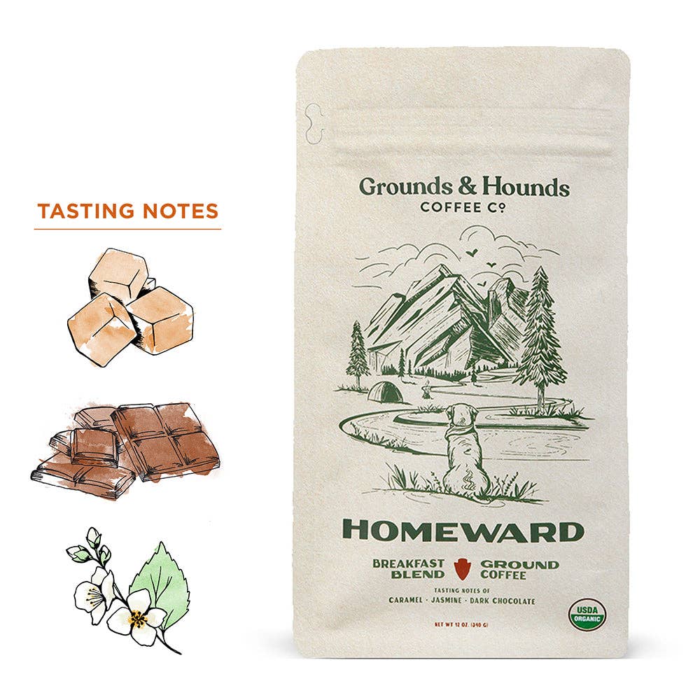 Grounds & Hounds Coffee Co. - Homeward Breakfast Blend