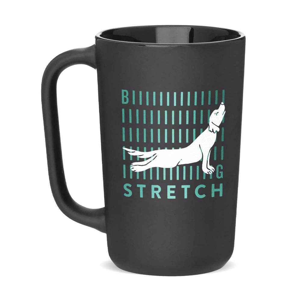 Grounds & Hounds Coffee Co. - Big Stretch Matte Black Mug