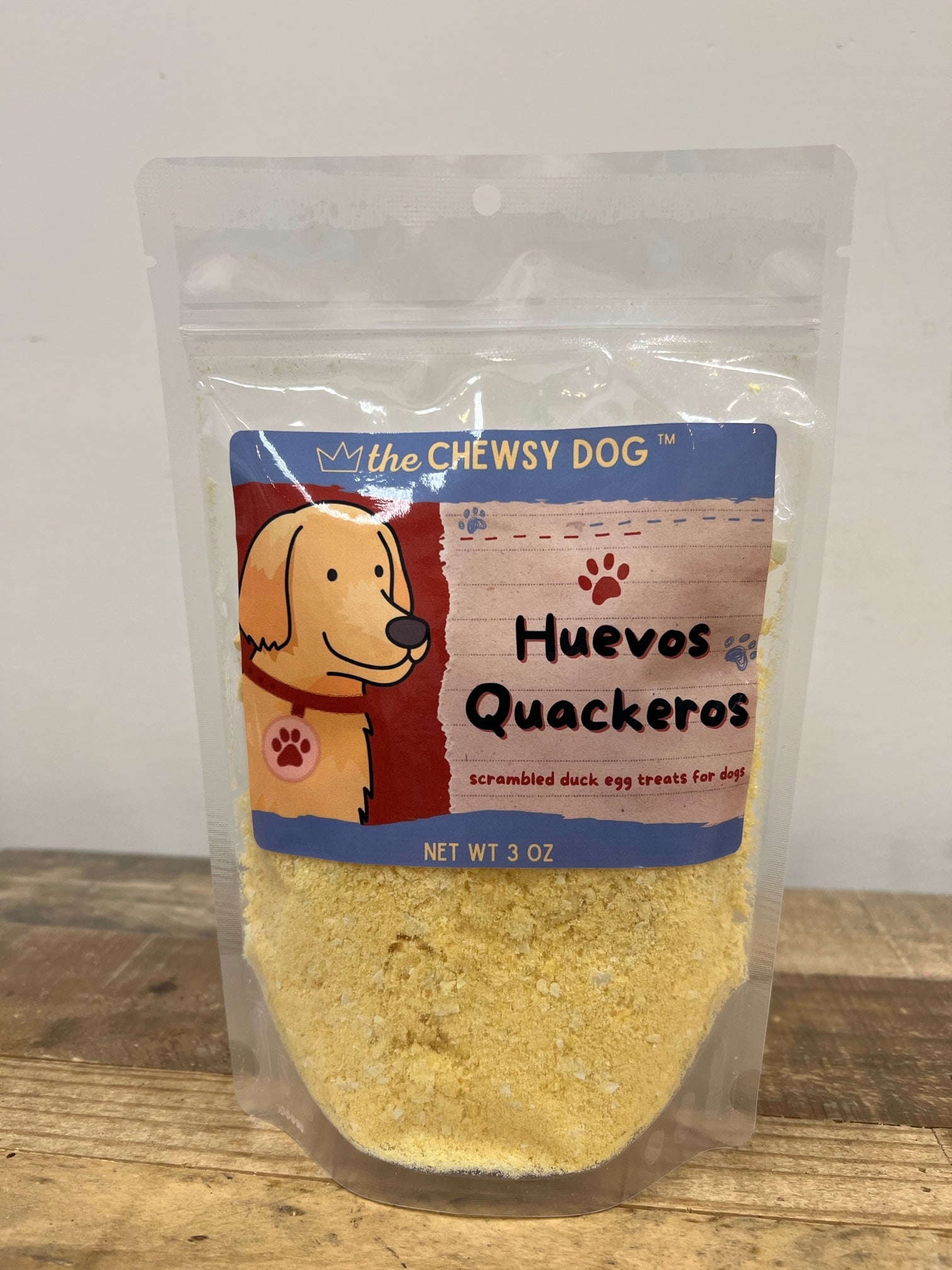 The Chewsy Dog Freeze Dried Huevos Quackeros @ Bag of Bones Barkery