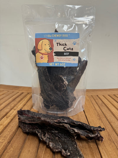 The Chewsy Dog Thick Cutz Jerky - Beef