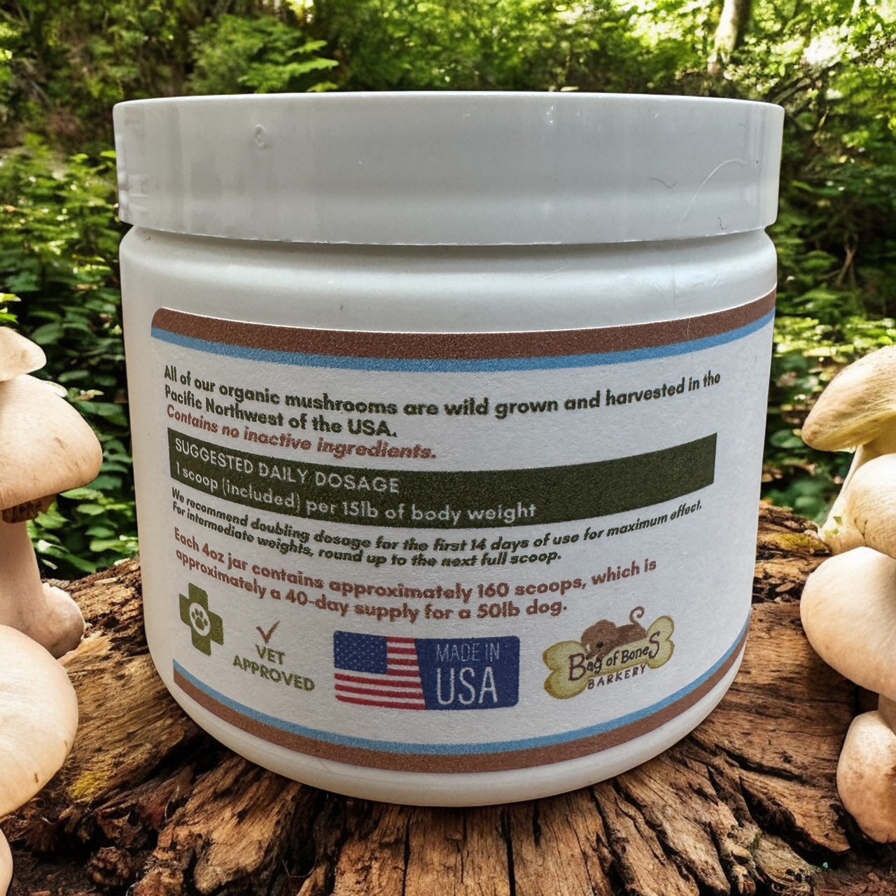Tiny Toadstool Mushroom Supplement - Youth Boost