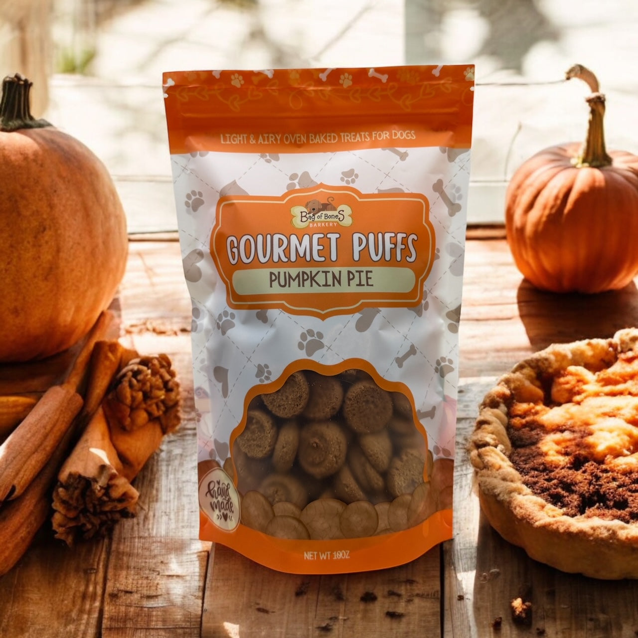 Gourmet Puffs Pumpkin Pie