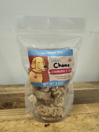 The Chewsy Dog Freeze Dried Chicky Chonx Cranberry & Chia