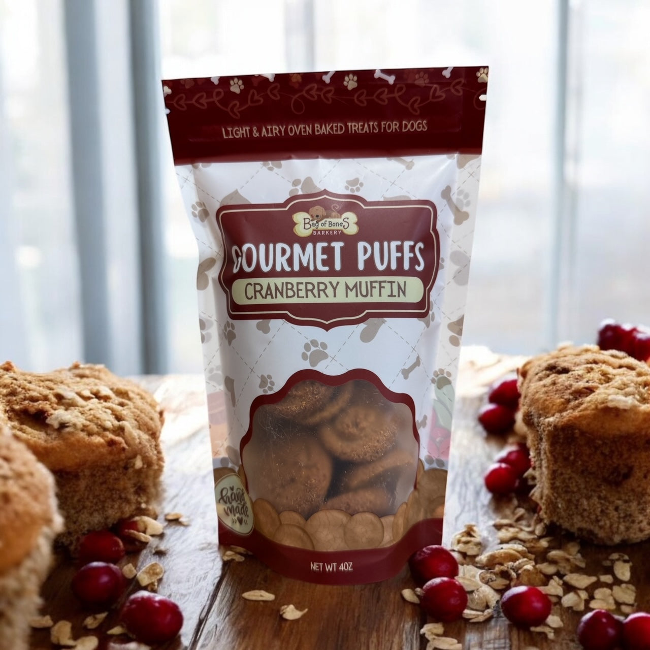 Gourmet Puffs Cranberry Muffin