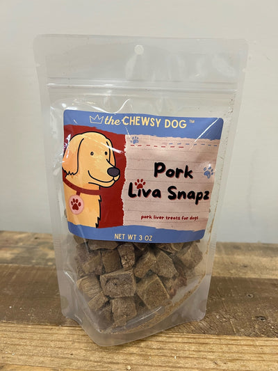 The Chewsy Dog Freeze Dried - Pork Liva Snapz