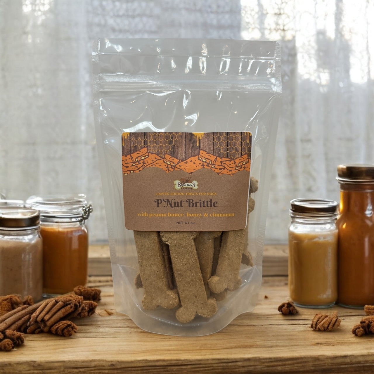 3/$20 Dog Treats Fall 2024 - P'Nut Brittle