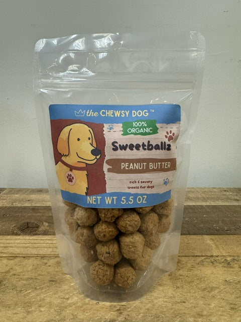 The Chewsy Dog Sweetballz - Peanut Butter