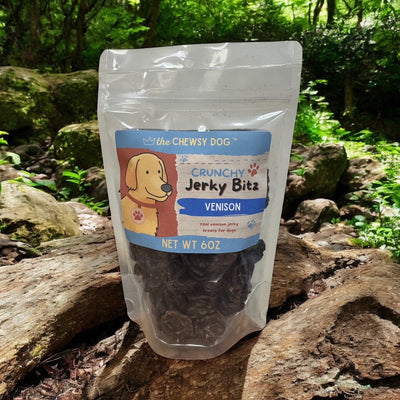 The Chewsy Dog Crunchy Jerky Bitz - Venison
