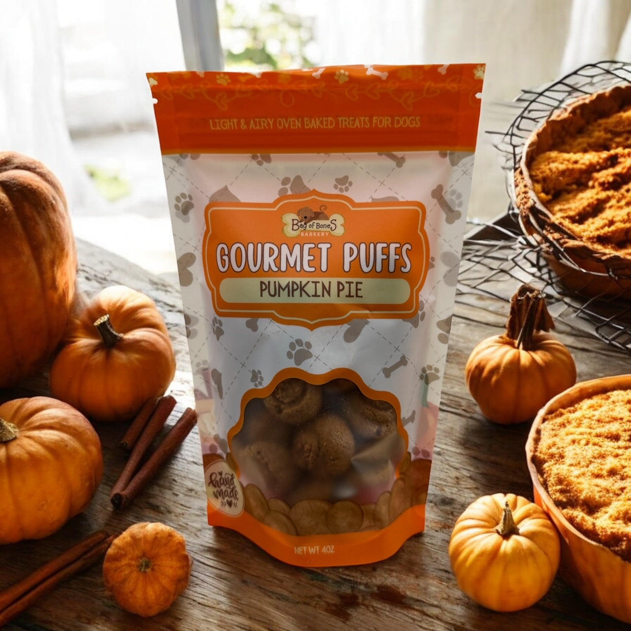 Gourmet Puffs Pumpkin Pie