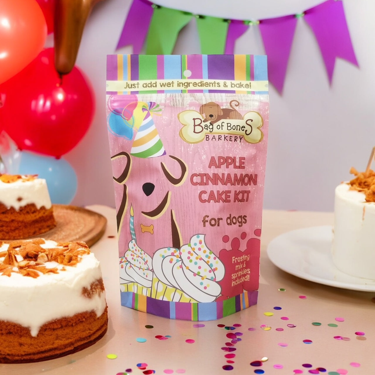 Barkday Cake Mix Apple Cinnamon