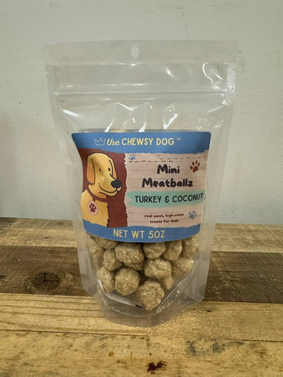 The Chewsy Dog Mini Meatballz - Turkey & Coconut