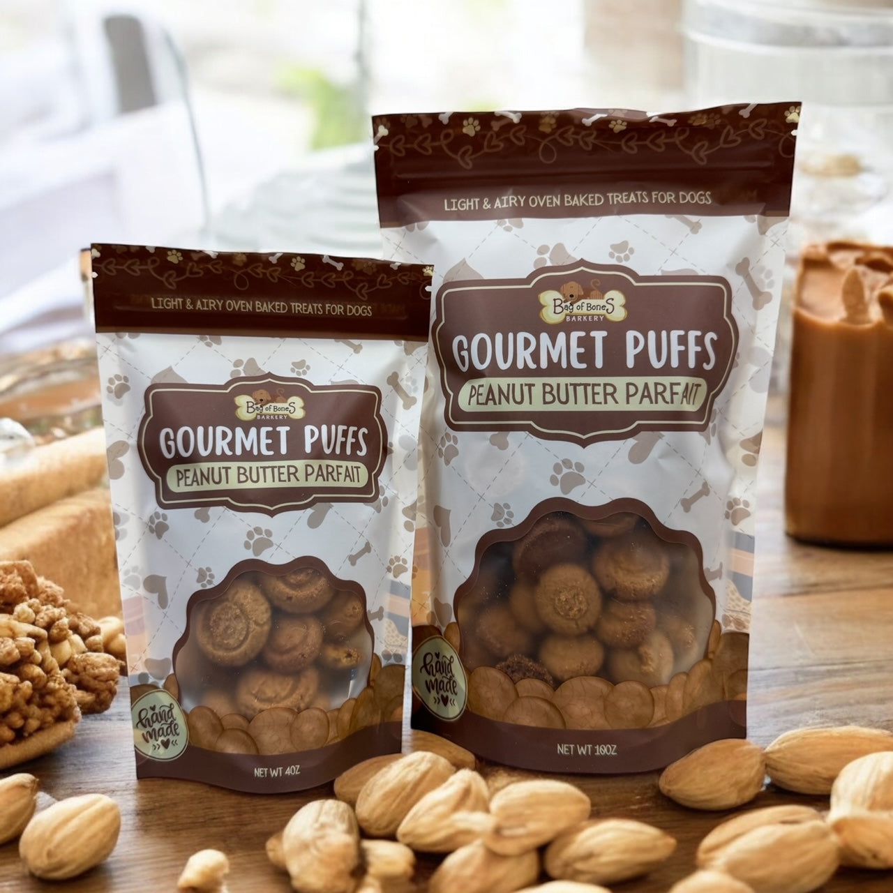 Gourmet Puffs Peanut Butter Parfait