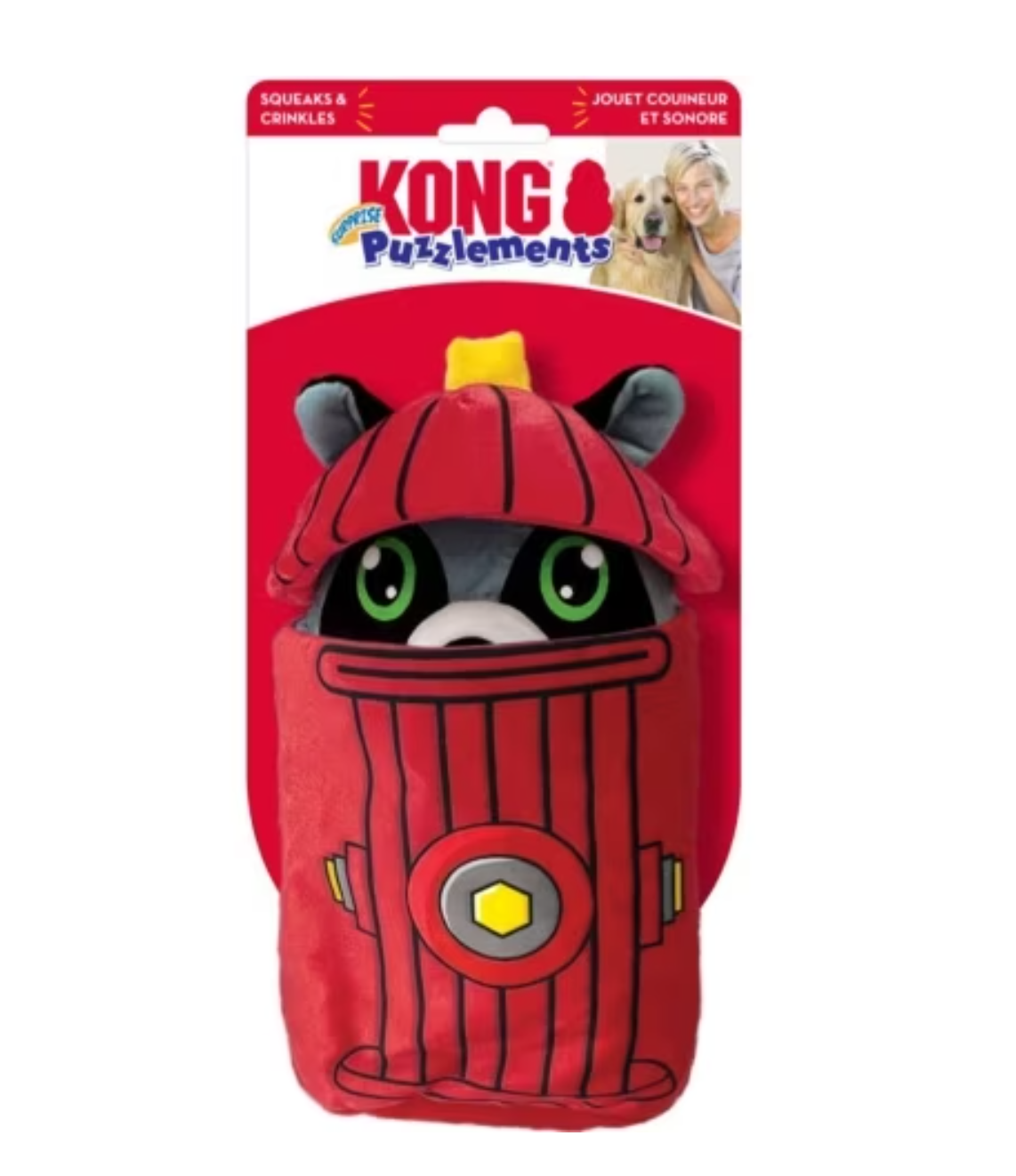 Kong Puzzlements Fire Hydrant Dog Toy