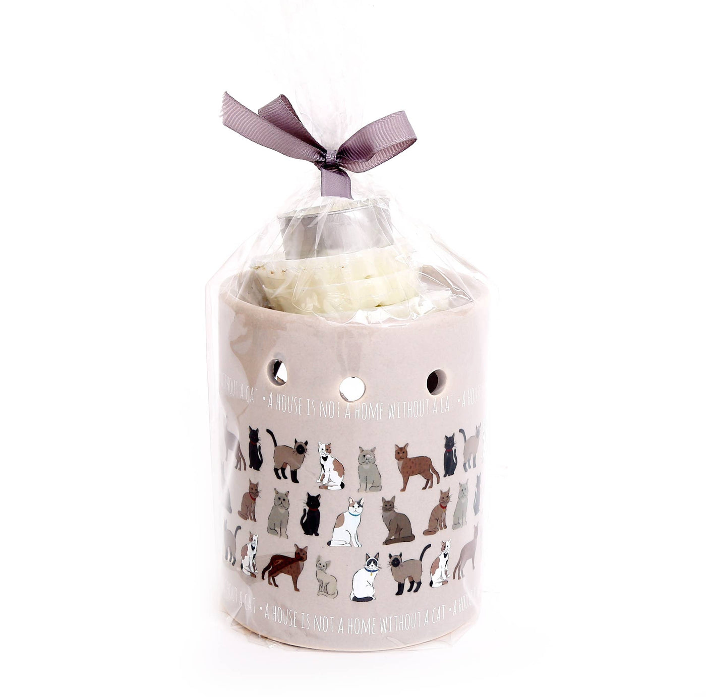 Geko Products Pet Cat Design Oil Burner with Wax Melts