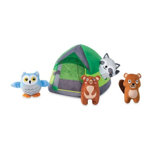 Fringe Hide & Seek Dog Toy Happy Campers *