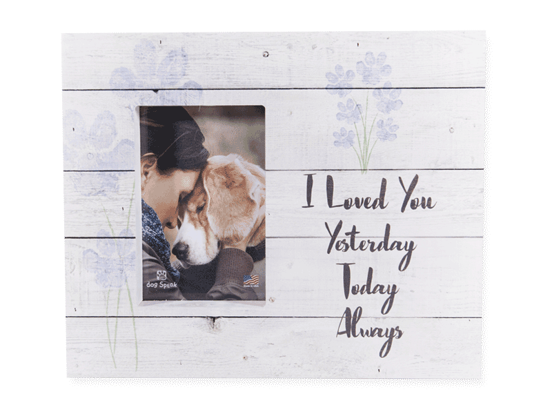 Pallet Box Frame - I Loved You Yesterday Today Always *
