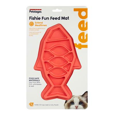 OH Petstages Fishie Fun Slow Feeder Cat Bowl *