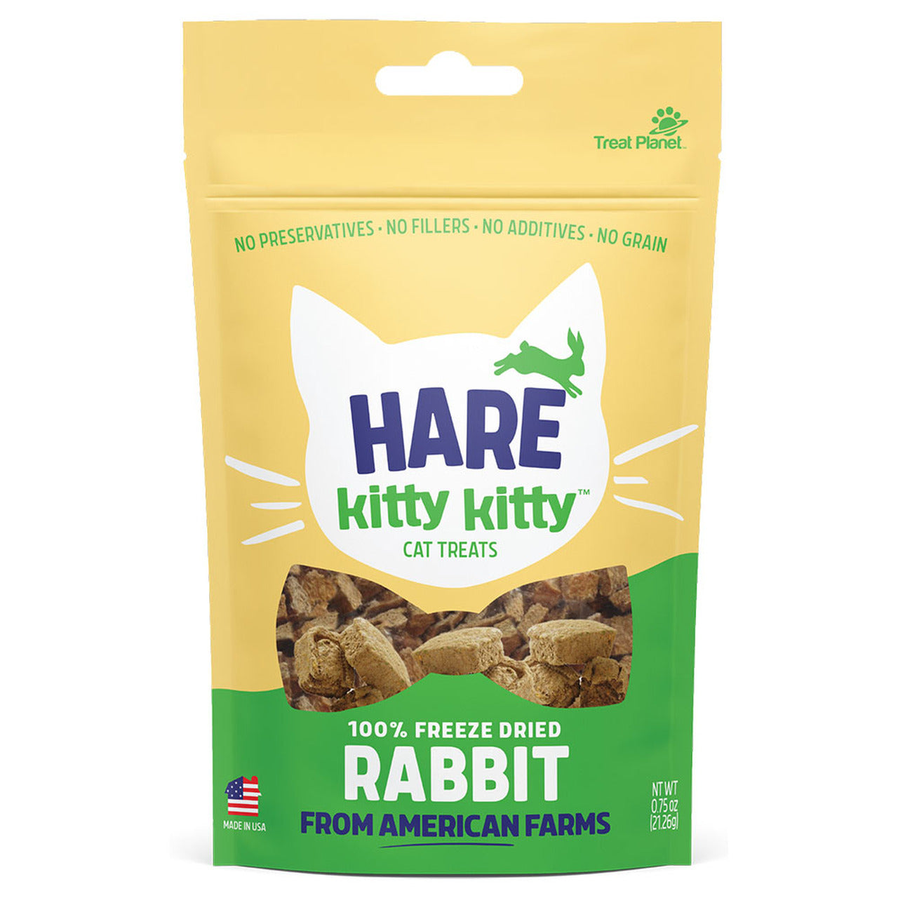 Hare Kitty Kitty Rabbit Freeze Dried Cat Treats *