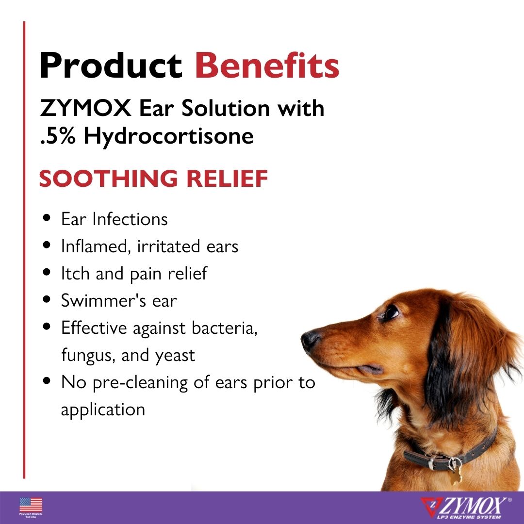 Zymox Enzymatic Hydrocortisone Ear Solution *