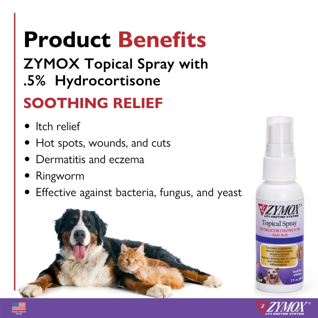 Zymox Topical Hydrocortisone Spray *
