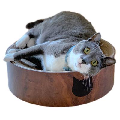 Necoichi Cozy Cat Scratcher Bowl Bed *