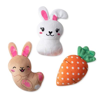 Fringe Can't Stop the Hop Dog Toy - Set of 3 *