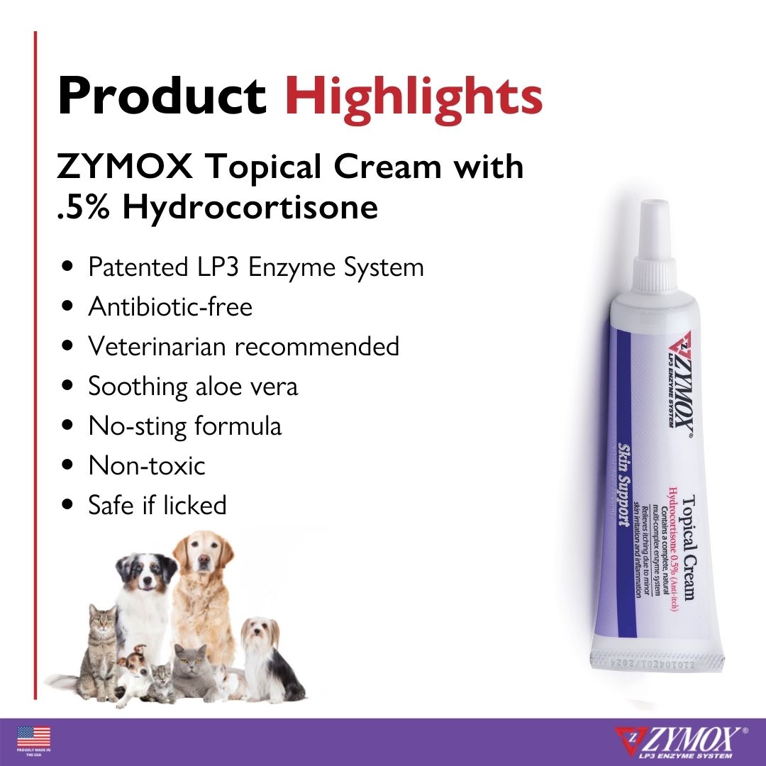 Zymox Topical Hydrocortisone Cream *