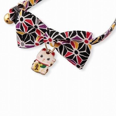 Necoichi Lucky Cat Charm Bow Tie Cat Collar *
