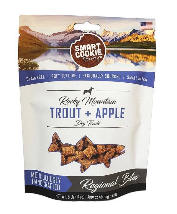 Smart Cookie Barkery - Trout and Apple Dog Treat