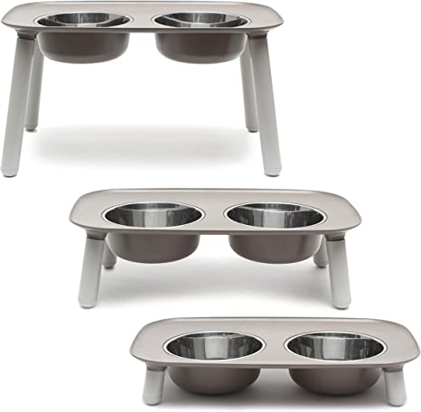 Messy Mutts Double Feeder Elevated *