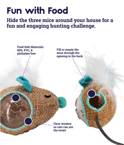 OH Mousin' Around Hide 'N Treat Cat Toy *