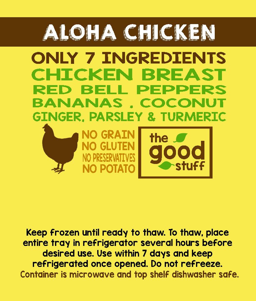 BOB The Good Stuff - Gently Cooked Mix-Ins Aloha Chicken *