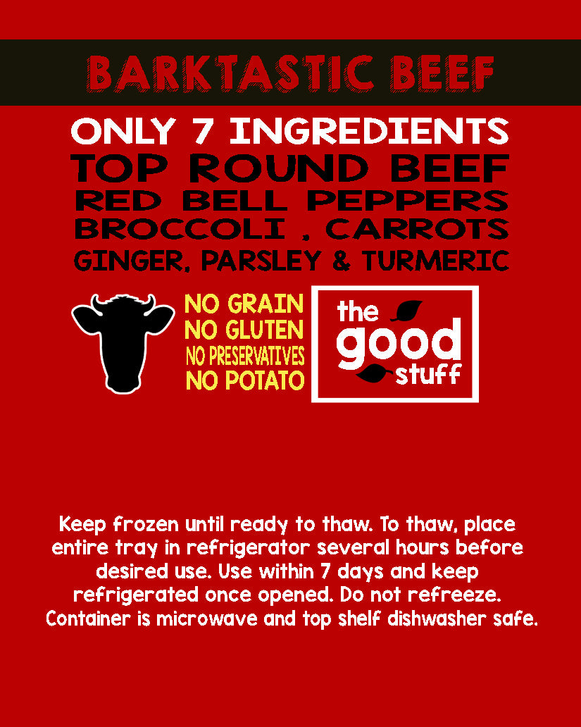 BOB The Good Stuff - Gently Cooked Mix-Ins Barktastic Beef *