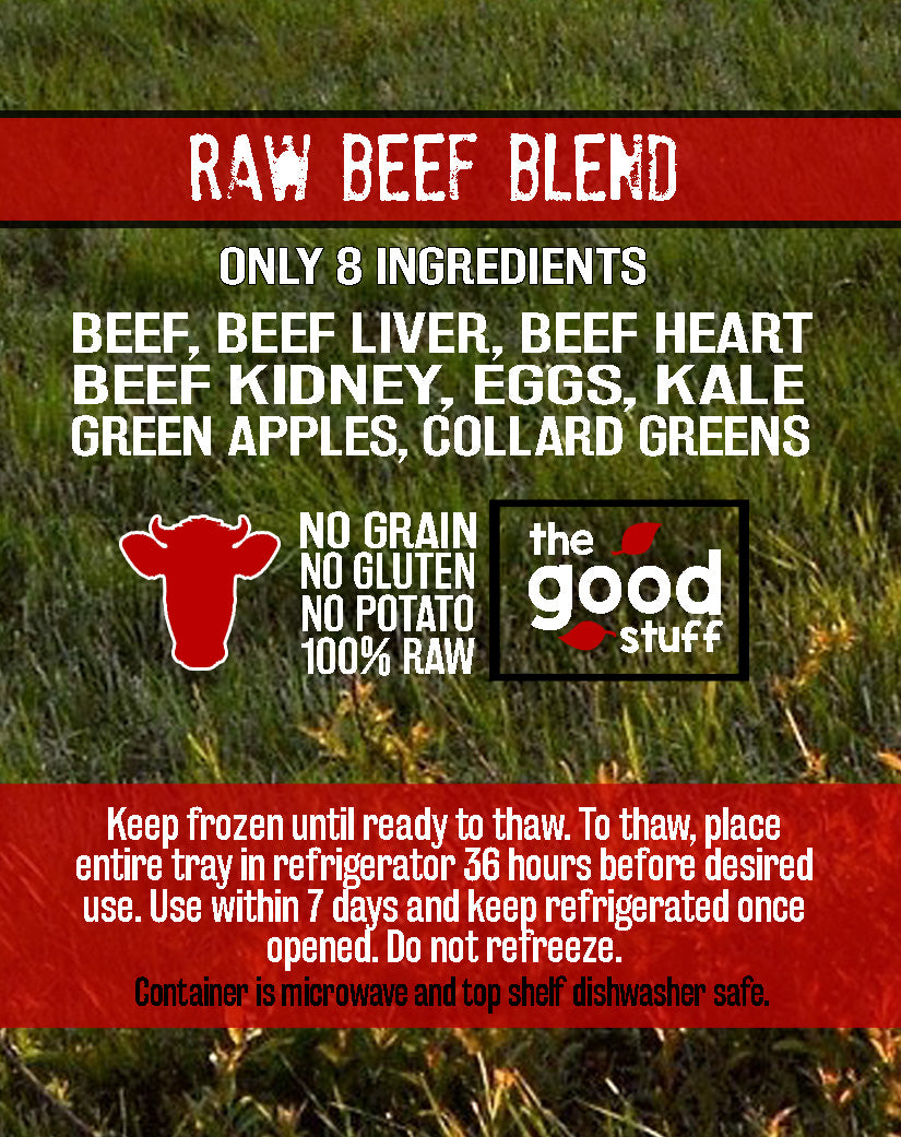 BOB The Good Stuff Raw Blendz Beef *