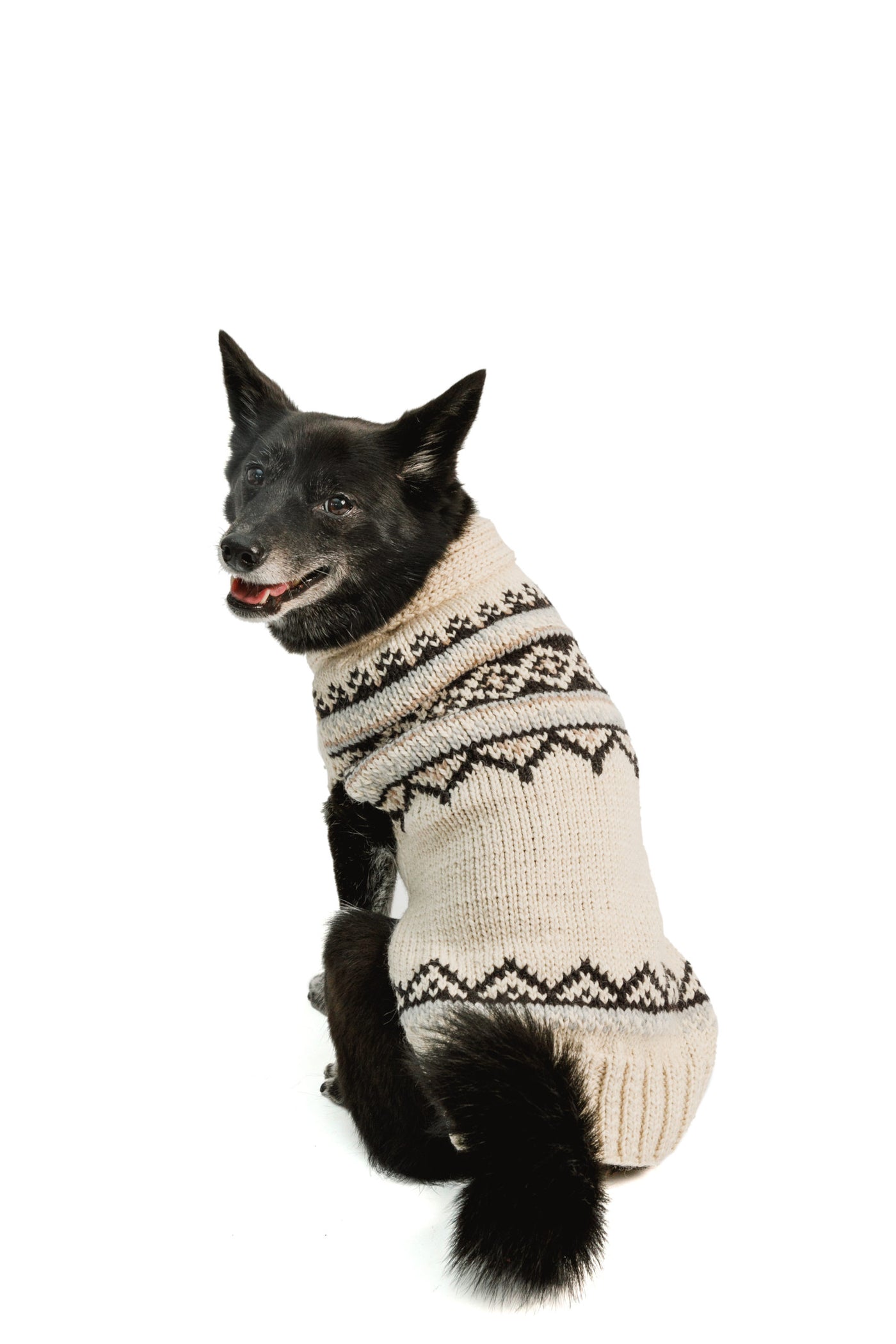 Chilly Dog Wyatt Creamy Alpaca Sweater *