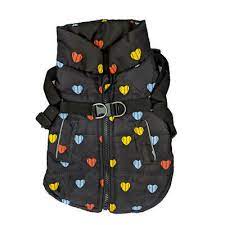 Fashion Pet Puffy Heart Harness Coat *