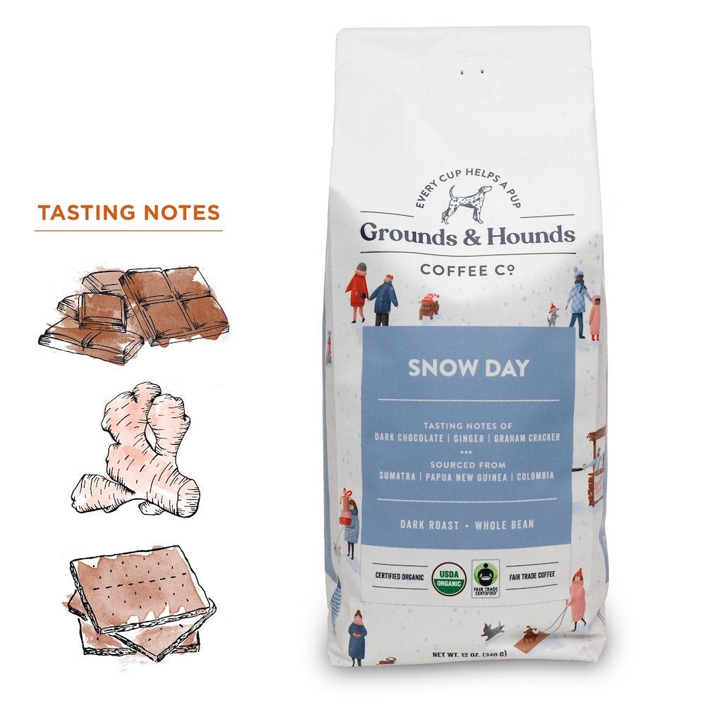 Grounds & Hounds Ground Coffee - Snow Day Blend *