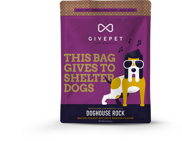 GivePet Baked Treats - Doghouse Rock *