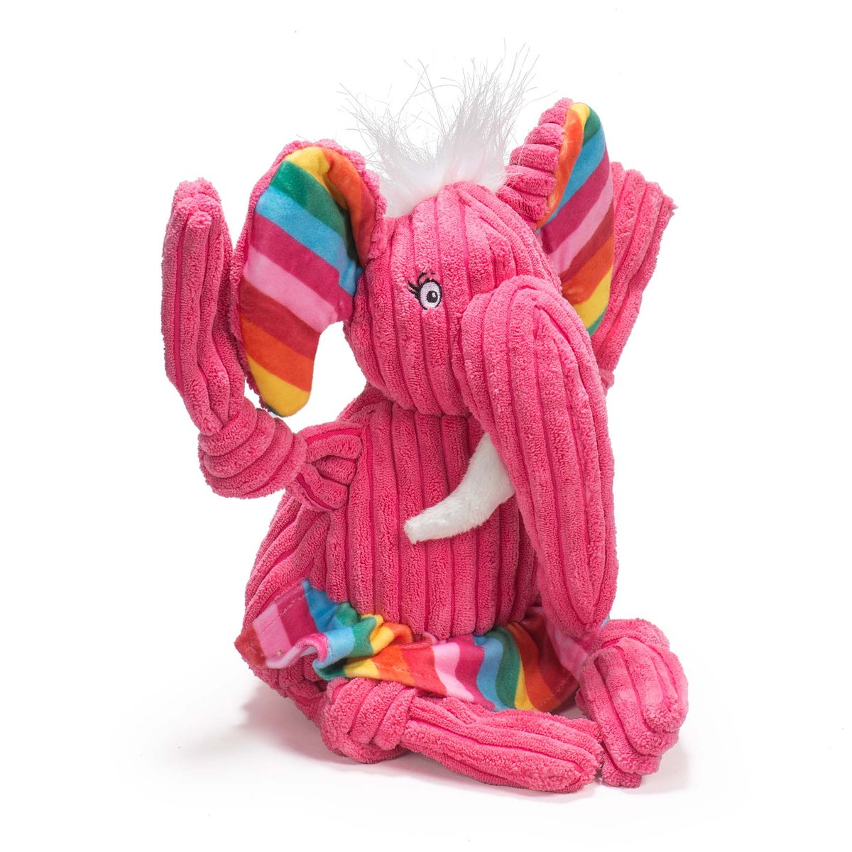 Hugglehounds Knotties Rainbow Elephant *